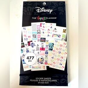The Happy Planner - Disney Sticker Sheets - 477 pieces - unused